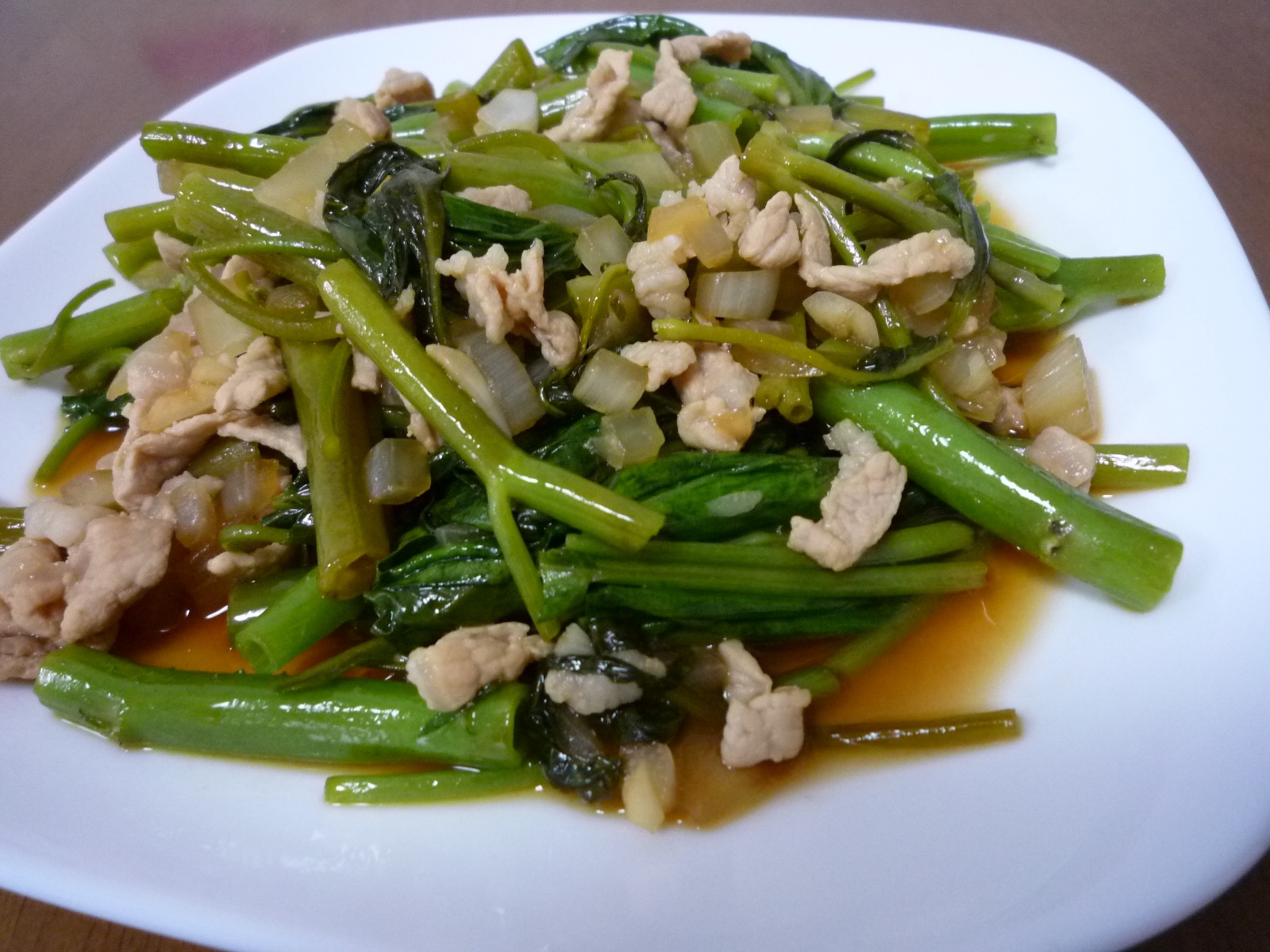 アドボ カンコン フィリピン風 空芯菜の炒め煮 レシピ カレーのレシピを研究してみるブログ