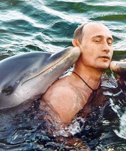 こっちの写真ですでにオーラがすごいプーチン