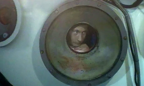 潜水艇の中のプーチン