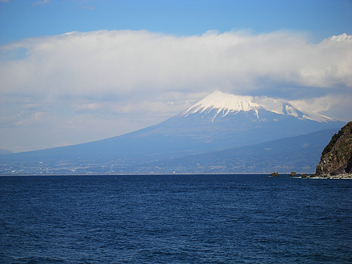 碧い富士山