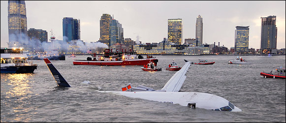 US Air crashed into Hudson 1.16.09