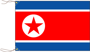 North korean flag