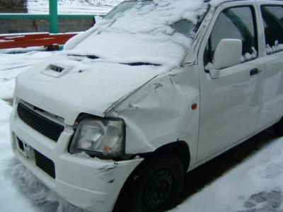京丹後市・林自動車工業・ワゴンＲ・事故