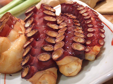割烹勝一 今日の旨いもの ミズダコ 水蛸 の燻製 簡単レシピ