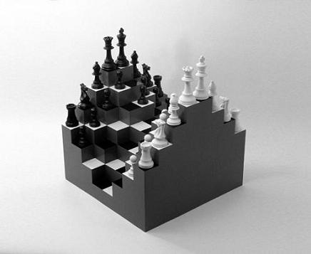 3dのチェスボードがかっこいい アルペジオのように