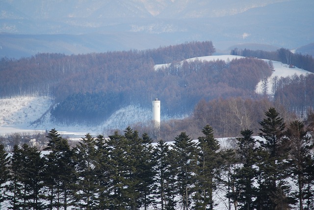 尖塔の見える風景
