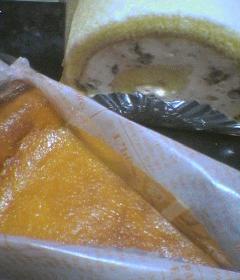 ベイクドチーズ＆小豆のロールケーキ