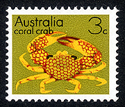 オーストラリアのカニの切手2